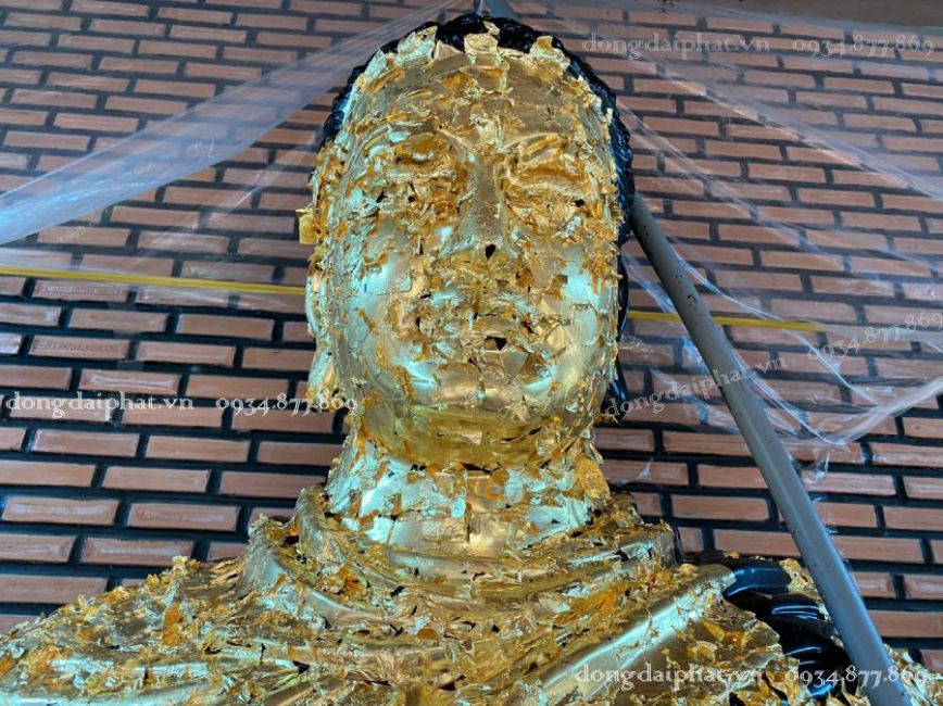 địa chỉ dát vàng 24k tượng phật
