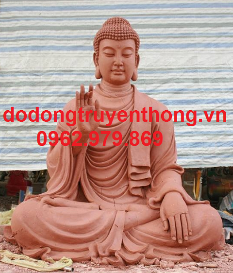 tạo mẫu tượng phật bằng đất